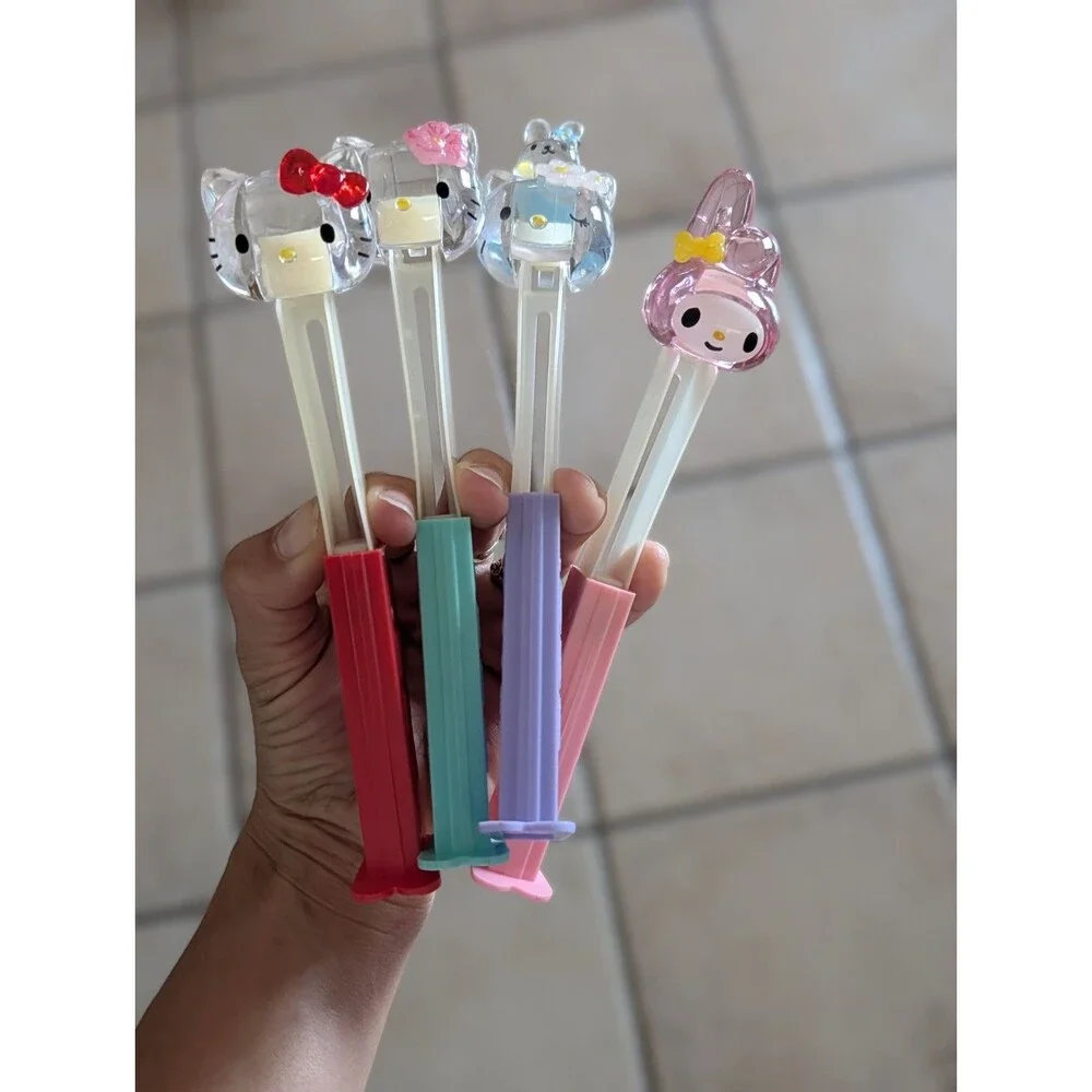 Sanrio Hello Kitty & My Melody PEZ Dispensers Lot of 4 w/ Candy Refills New